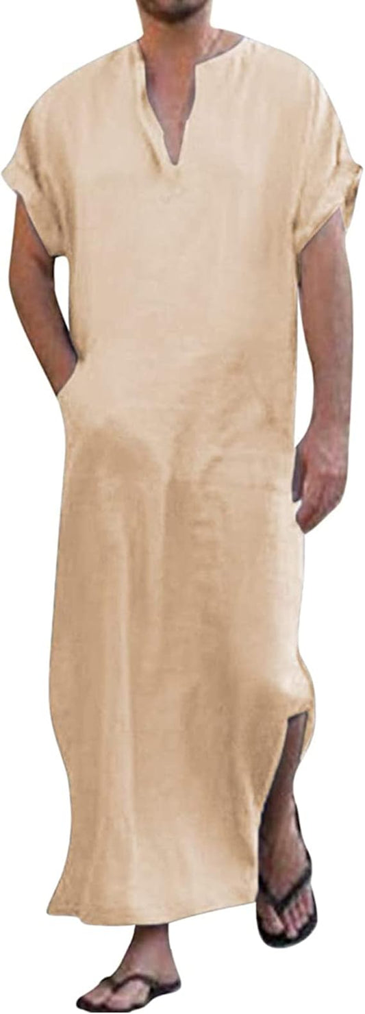 Ventryco Men’s Short Sleeve Kaftan Thobe