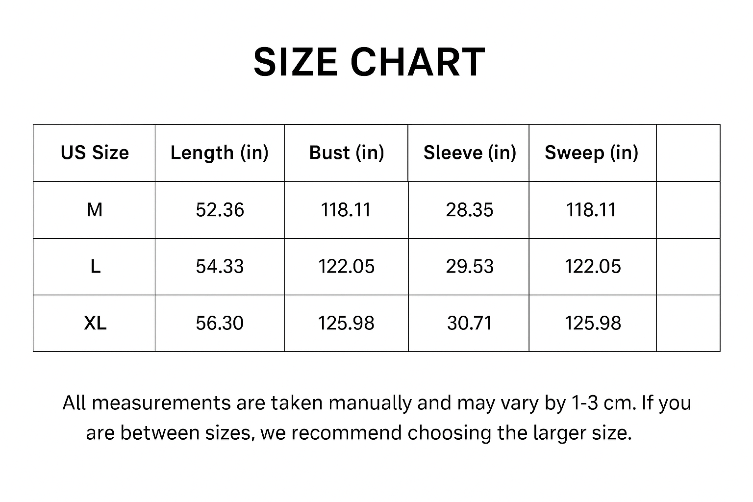 Size Guide