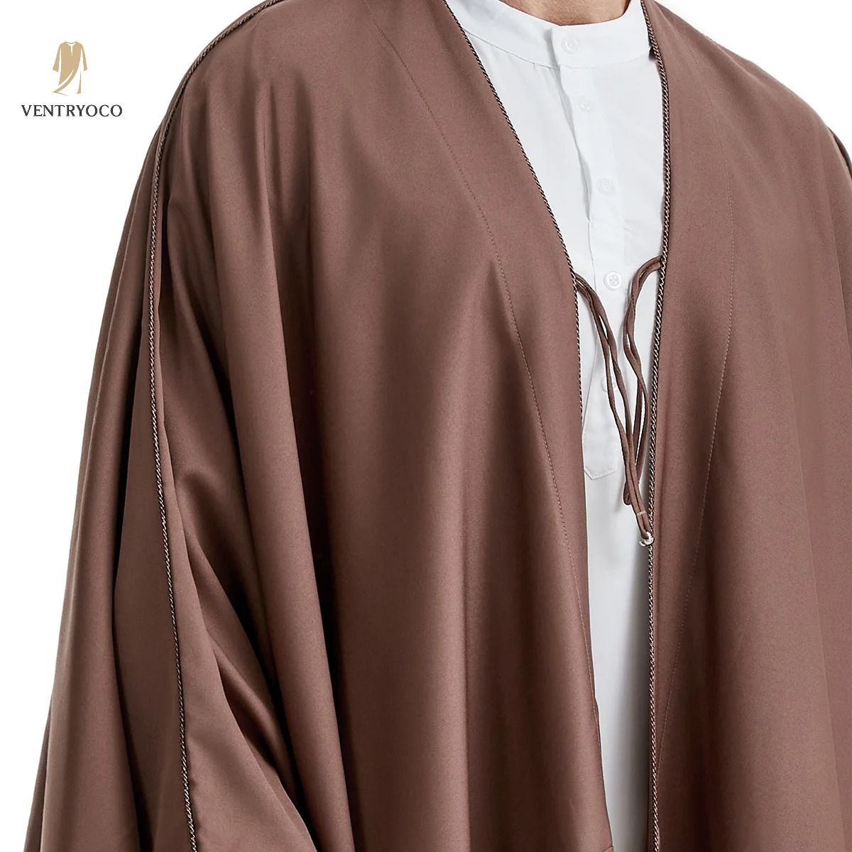 VentryoCo™ Men’s Emirati Thobe – Effortless Elegance for Eid, Jumu’ah & Everyday Salat